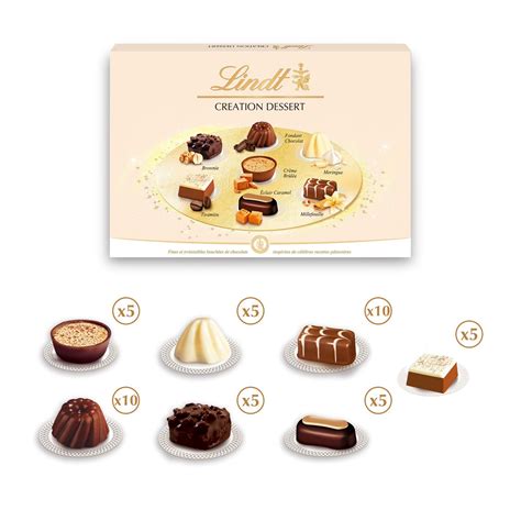 Chocolat création dessert LINDT la boîte de 451 g à Prix Carrefour