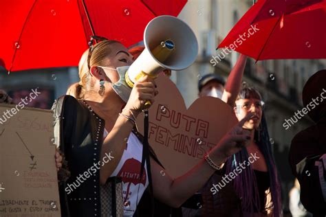 Sex Workers Protest Puerta Del Sol Editorial Stock Photo Stock Image Shutterstock