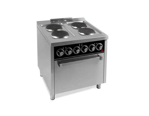 Cocina Eléctrica horno 4 placas MRA Hostelería