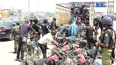 Lagos Task Force Impounds 60 Motorcycles At Allen Avenue Guardian