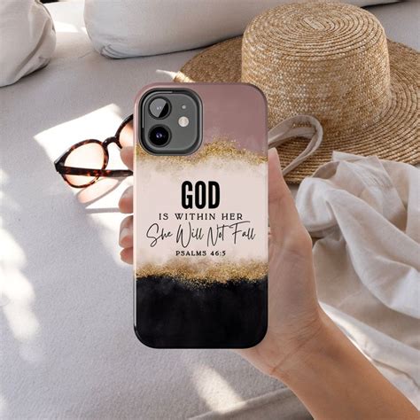 Psalm Phone Case God Is Within Her She Will Not Fall Bible Verse