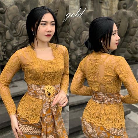 Jual Baju Kebaya Brokat Sofia Bed Lengan Panjang Kebaya Kutubaru Kebaya