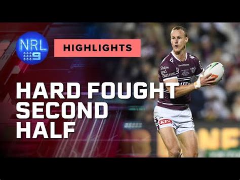 NRL Highlights Dragons V Sea Eagles Round 22 NRL On Nine YouTube