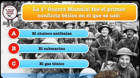 Trivial Test Primera Guerra Mundial 45 Preguntas YouTube