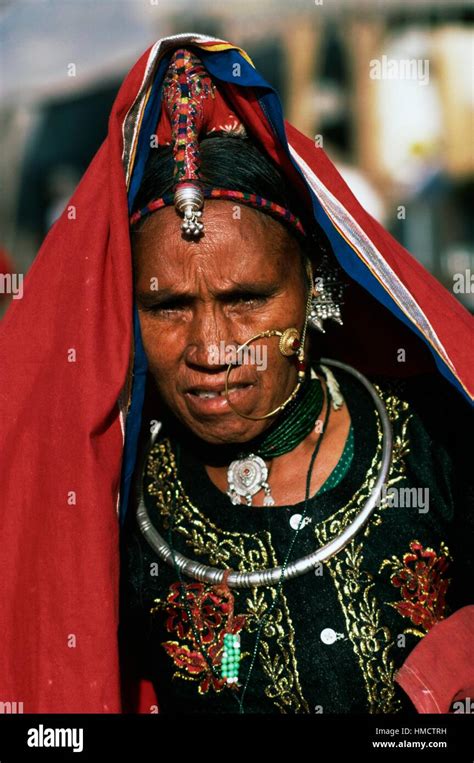 Woman Wearing Traditional Clothing And Saris With A Nath Nose Ring