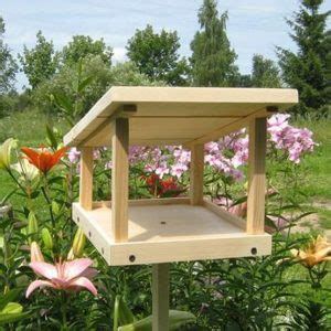 Wood Bird Feeder, 25 Design Ideas for DIY Garden Decorations