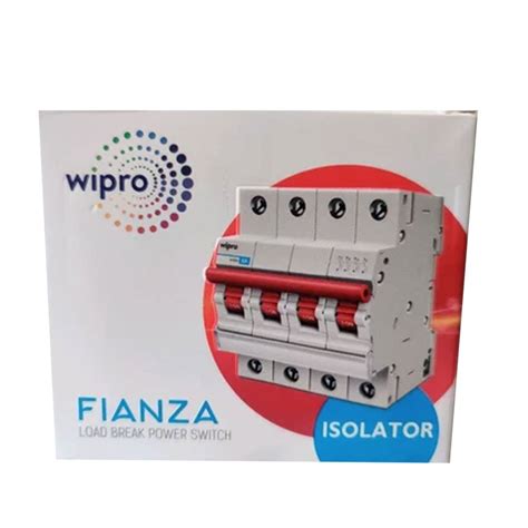 Wipro Fianza Fp Four Pole Isolator At Rs Piece In Ahmedabad