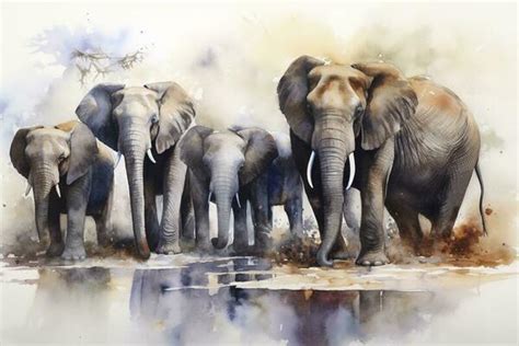 Watercolor Elephant Stock Photos, Images and Backgrounds for Free Download