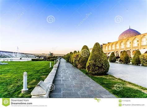 Great Naqsh E Jahan Square In Isfahan Iran Editorial Photo Image Of