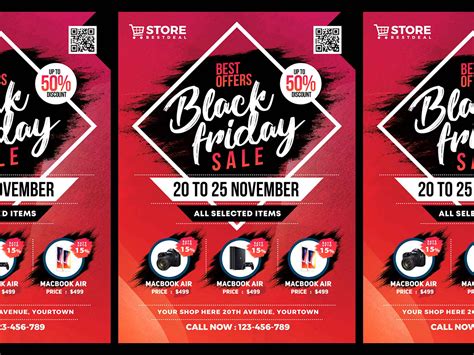 Free Black Friday Sale Flyer Template Psd