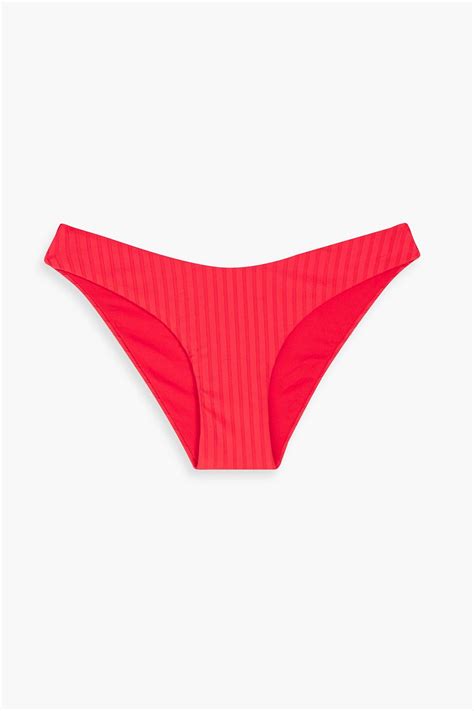 Melissa Odabash Vienna Ribbed Low Rise Bikini Briefs The Outnet