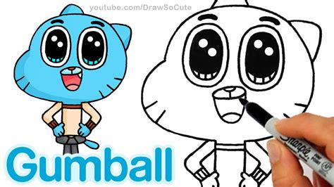 The Amazing World Of Gumball Outline