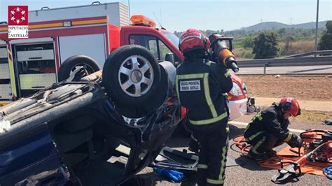 Tres Heridos En Un Accidente De Tr Fico En La A A La Altura De La Vall