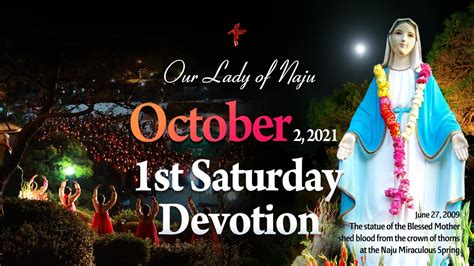 LIVE The 1st Sat Devotion To Our Lady Of Naju With Mama Julia Oct 2