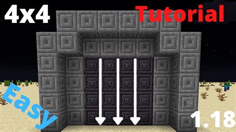 X Redstone Piston Door T R Tutorial I I Java I