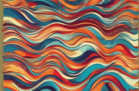 Premium Ai Image Abstract Colorful Wave Background For Design Created