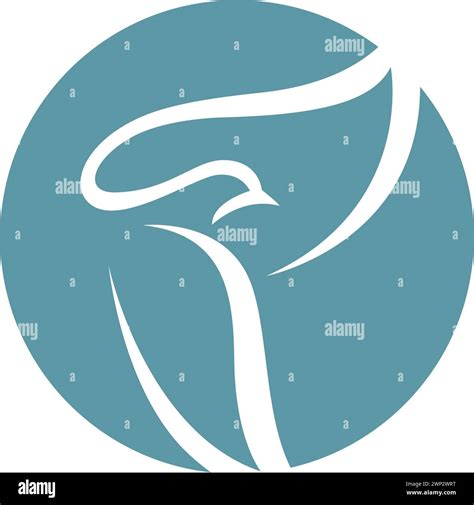 Bird Wing Dove Logo Template Vector Illustration Stock Vector Image