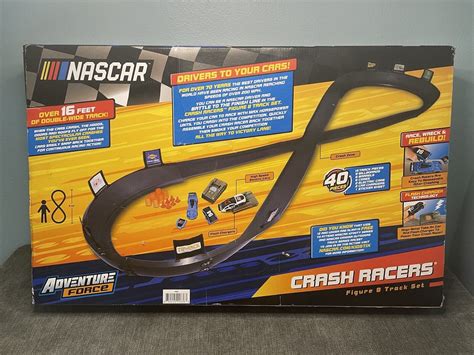 Buy Big Race Track Set Nascar Adventure Force Crash Racers Figure