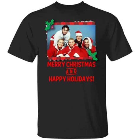 NSYNC Merry Christmas And Happy Holidays Shirt, Hoodie, Tank | 0sTees