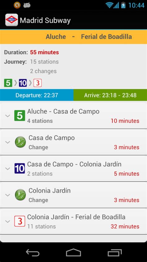 Android Için Madrid Subway Off Line Apk İndir