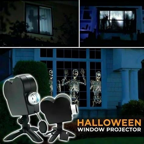 Halloween Holographic Projector Window Projector For Christmas And