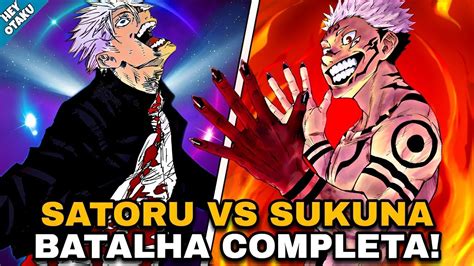 Satoru Gojo Vs Sukuna Batalha Completa Veja Como Foi Jujutsu