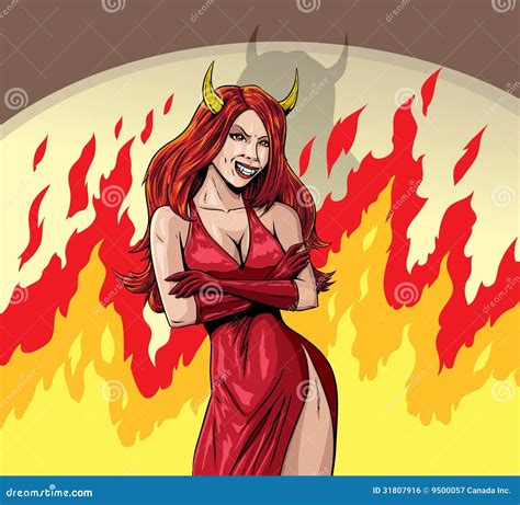 Devil Woman Cartoon