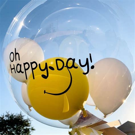 Diy Smiley Face Bubble Balloon Etsy