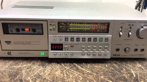 Akai Stereo Cassette Deck Gx F Rc Youtube