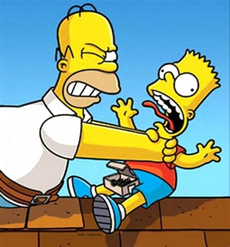 Homer Simpson Estrangulando A Bart Buscar Con Google I Simpsons