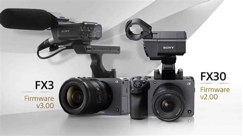 New Firmware Update Available For Sony Fx And Fx Cameras Heres