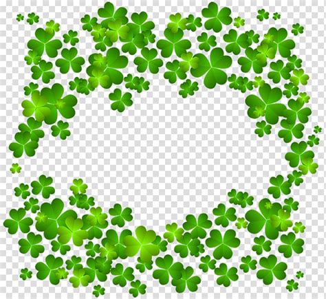 Four Leaf Clover Border