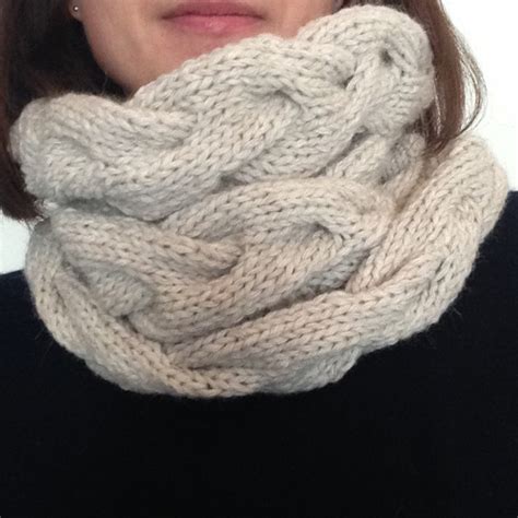 Tuto Tricot Snood Torsade Tutoriel Couture Et Tricot