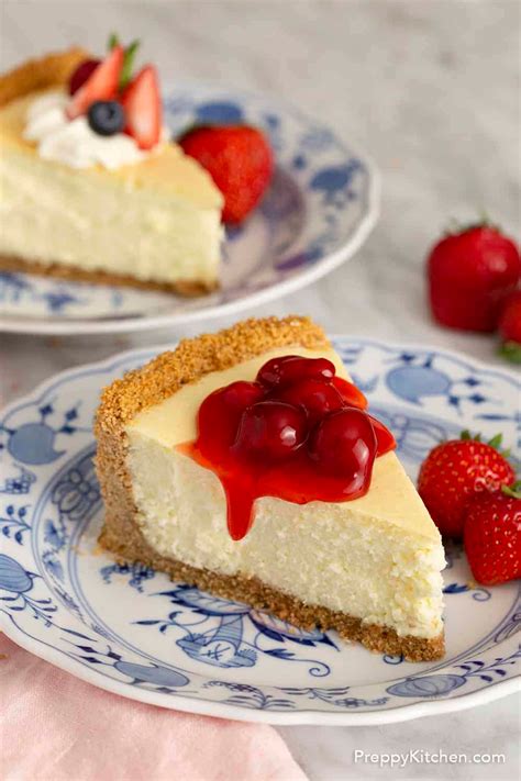 This Creamy Fluffy Cheesecake Recipe Is Perfectly Sweet With A Light And Delicate Texture