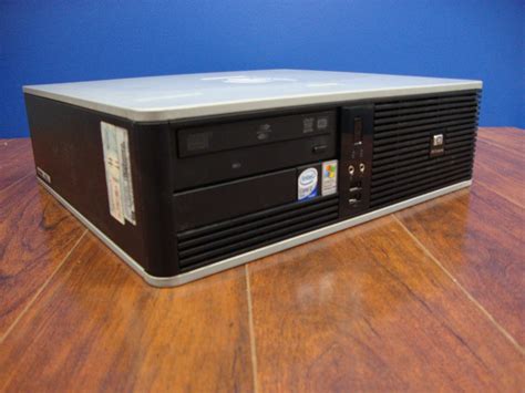 Hp Compaq Dc Desktop Pc Intel Core Duo Ghz Gb Gb Fedex In