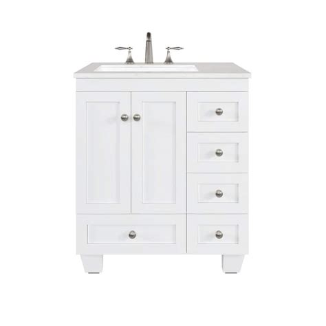 Eviva Acclaim In W X In D X In H Bathroom Vanity In White