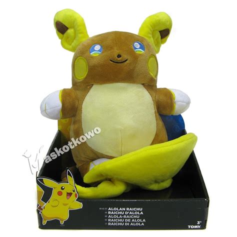 POKEMON SUN i MOON duża maskotka ALOLAN RAICHU 7513102973