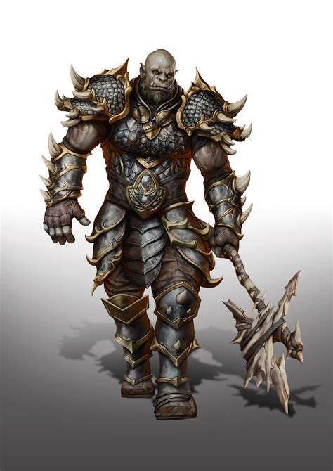 [art] [oc] Commission I Had Done For My Orc Barbarian R Dnd