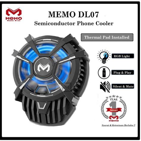 Jual Memo Dl07 Fan Cooler Radiator Pendingin Hp Cooling Pad Fan Gaming