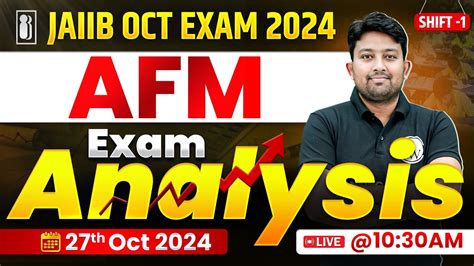 JAIIB Exam Analysis 2024 JAIIB AFM Exam Analysis Shift 1 JAIIB AFM