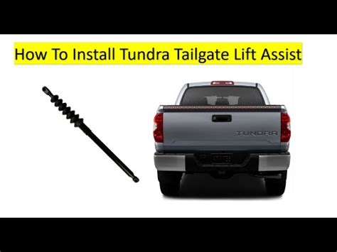 How To Install A Tailgate Lift Assist For Toyota Tundra Youtube