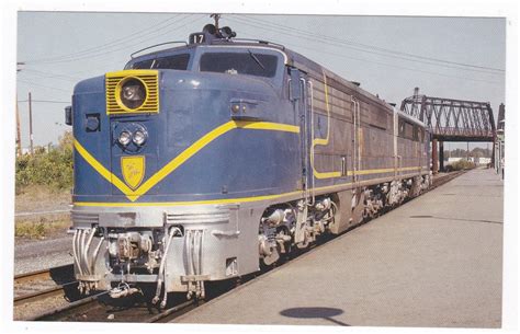 Delaware and Hudson Alco PA Diesel Locomotive Train at Albany Postcard ...