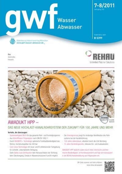 Gwf Wasser Abwasser REHAU Vorschau