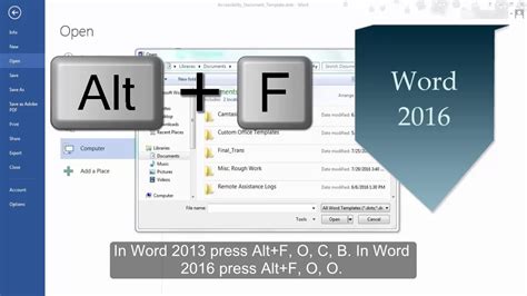 Word 2013 And 2016 Templates And Styles The Basics Youtube