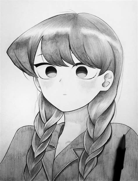 Komi san sketch : r/Komi_san