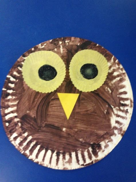 Paper Plate Owl Craft Letter O Crafts Preschool Letter Crafts