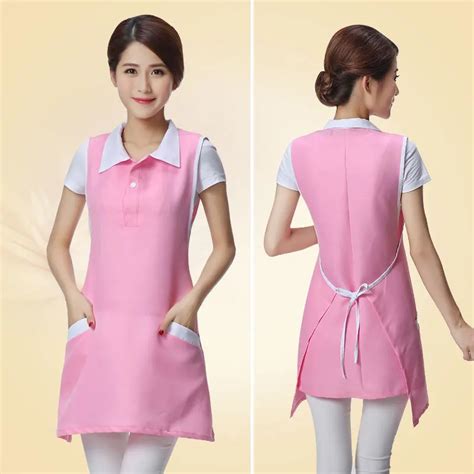 Beauty Salon Beautician Work Apron Female Supermarket Apron Korea Shop