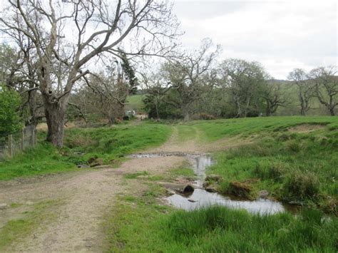 Ford Through Unnamed Burn © Les Hull Geograph Britain And Ireland