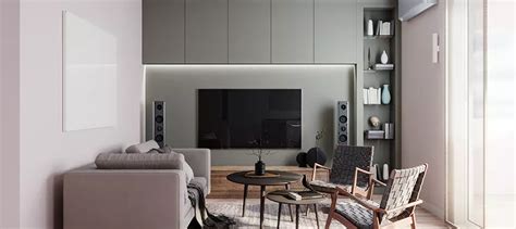 Transform Your Living Room With These 5 Trending TV Wall Designs - Nerolac