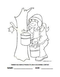 Maple Syrup Coloring Pages Coloring Pages